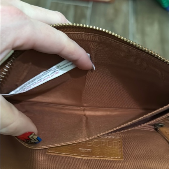 Free People Camel Leather Pouch - Picture 11 of 14